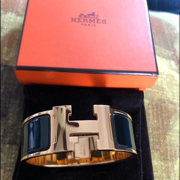 Hermes Jewelry - SOLD! 1000% Authentic Hermes Clic Clac H  bracelet